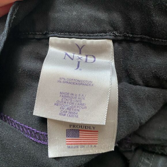 NYDJ Not Your Daughters Jeans Black Womens Size 4 Lift Tuck Technology - Picture 7 of 8